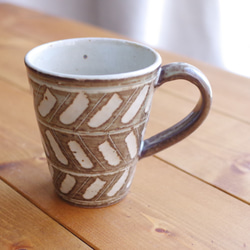 白釉 鎬 コーヒーカップ（エスプレッソ・小ぶりカップ） 1枚目の画像