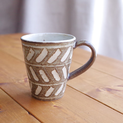 白釉 鎬 コーヒーカップ（エスプレッソ・小ぶりカップ） 7枚目の画像