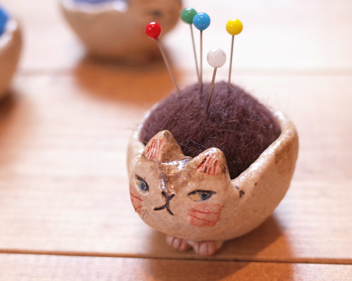 かぎ針ケース　猫ちゃん柄オーダー かぎ針ケース 猫ちゃん柄オーダー