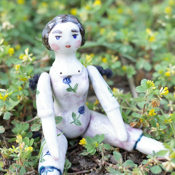 チャイナヘッドドール風   ヴィスクドール  陶人形 8枚目の画像