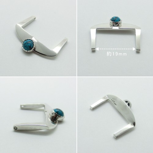 受注生産商品 ウォッチアクセサリー ターコイズ ベルト尾錠