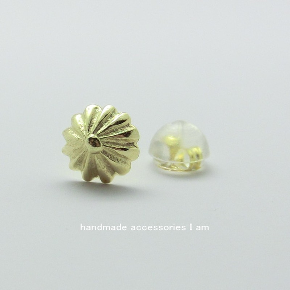 確認用ピアスゴールド（k18）アポロコンチョゴールドピアス