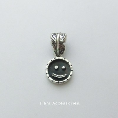 受注生産商品　ネイティブミニスマイルペンダント　シルバー925　IP0380