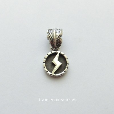 受注生産商品　ネイティブミニライトニングボルトペンダント　シルバー925　IP0384