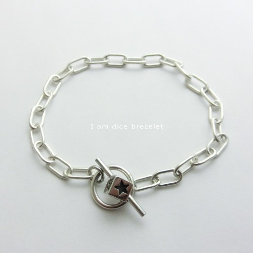 Binich ブレスレット メンズ シルバー925 シンプル チェーン