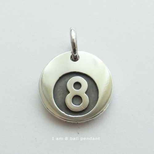 受注生産商品　エイトボールペンダント　シルバー925　IP0329