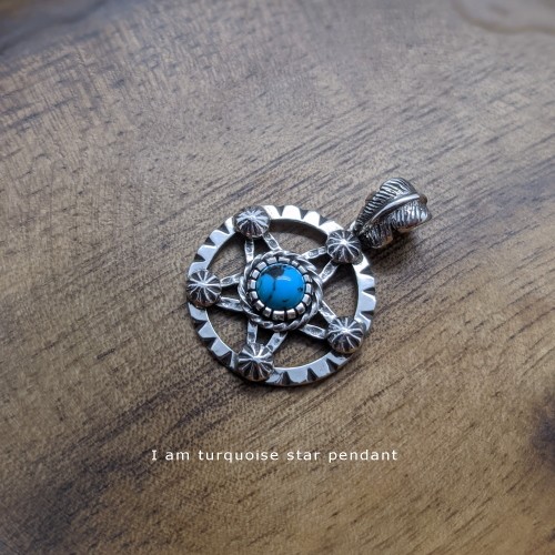 受注生産商品　ターコイズ　コンチョ ネイティブスタートップ シルバー925　IP0161