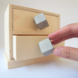 FENEN - Handcrafted concrete knob / hook – Cube 2枚目の画像