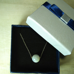 天然真珠(アコヤ貝　１０ｍｍ)１６Kgpネックレス 1枚目の画像