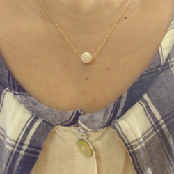 天然真珠(アコヤ貝　１０ｍｍ)１６Kgpネックレス 2枚目の画像