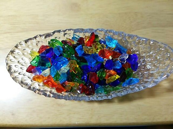 琉球*海花ガラスカレット 琉球ガラスカレット 0605-G 琉球ガラス匠工房