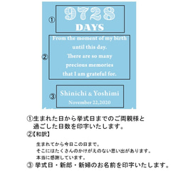 両親へのプレゼント　Kizuna　2連時計　みずひき　Mizuhiki　【送料無料】ウェディング 感謝 結婚 時計 3枚目の画像