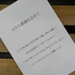 【両親への感謝状】　フルール　フラワー ダブルフォトボックス 　贈呈品 結婚式 両親 プレゼント ウェディング 9枚目の画像