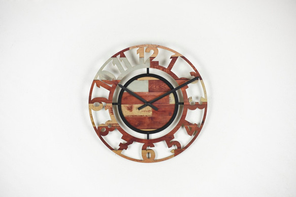 Bercy- 復古輪盤造型掛鐘 第1張的照片