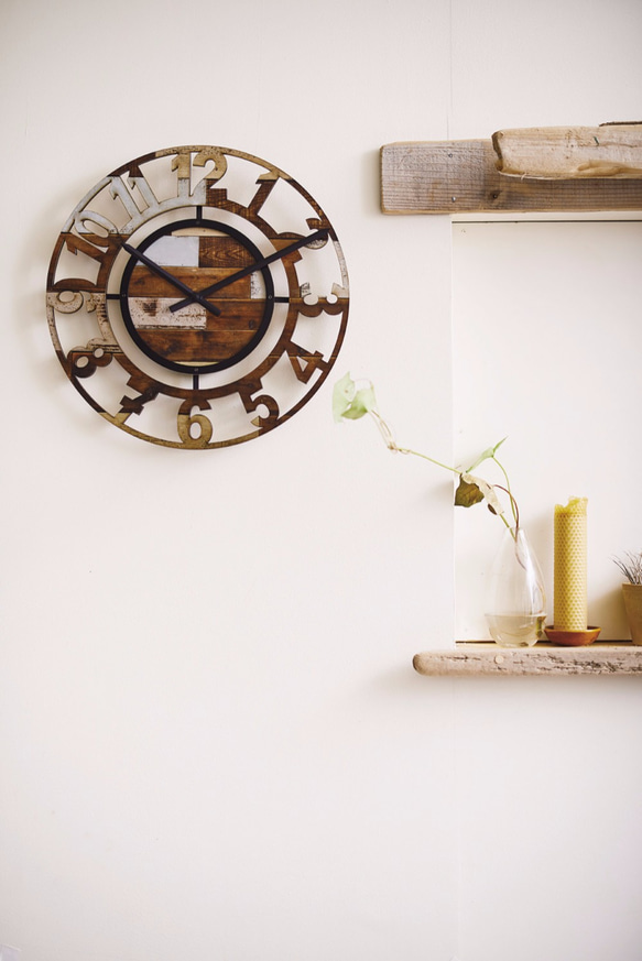 Bercy- 復古輪盤造型掛鐘 第2張的照片