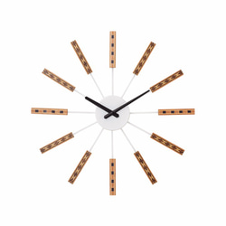 Nidrum- 民族圖騰 靜音 時鐘 掛鐘(白) 第1張的照片