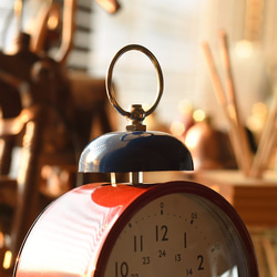 Storuman -Bell- 農夫帽 時鐘 鬧鐘(紅) 第2張的照片