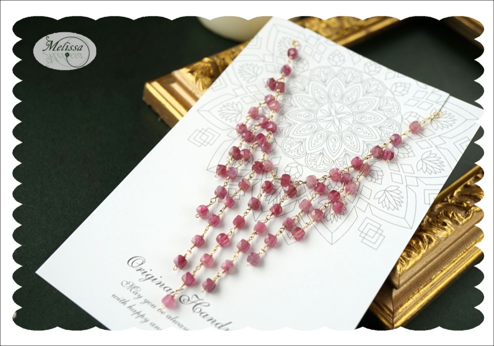 ピンク・トルマリンのネックレス