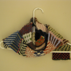 色々な毛糸で色々な編み方をしてマフラー 1枚目の画像