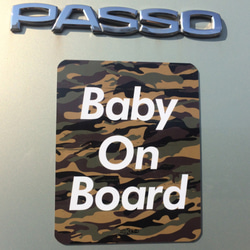 Baby on board 【車用マグネット】ベイビーインカー  マグネット 4枚目の画像