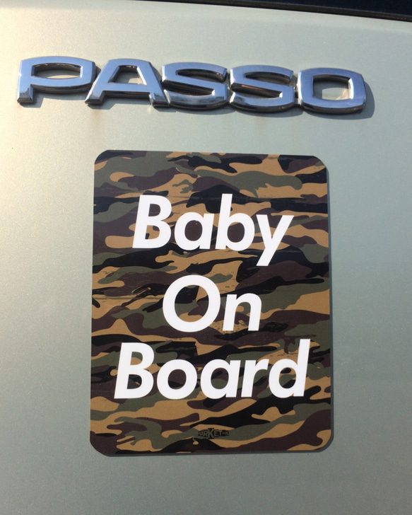 Baby on board 【車用マグネット】ベイビーインカー  マグネット 4枚目の画像