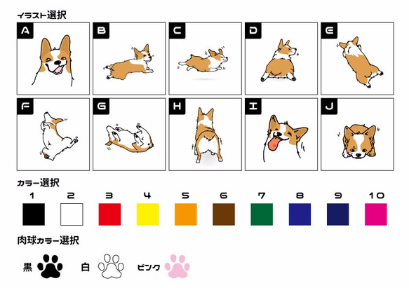 ◇iPhoneX対応◇コーギー犬イラスト【愛犬模様】にカスタマイズしたオリジナルスマホケース 2枚目の画像