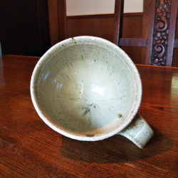 唐津焼　斑唐津コーヒーカップ　マグカップ 5枚目の画像