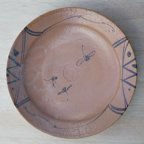 藤ノ木陽太郎 皿 唐津焼 絵唐津カレー皿 中皿 藤ノ木陽太郎 通販 5024505｜Creema(クリーマ)