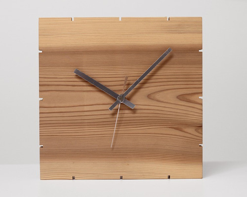 吉野杉 壁掛け時計1 掛け時計・置き時計 木々屋 通販 4338529｜Creema