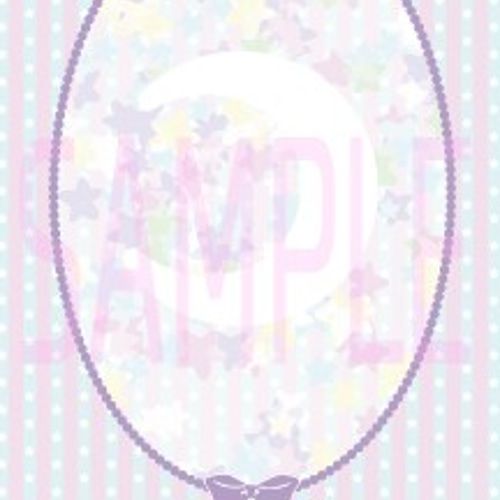 アクセサリー台紙【ゆめかわ】 20枚セット AtelierMorpheオリジナル 