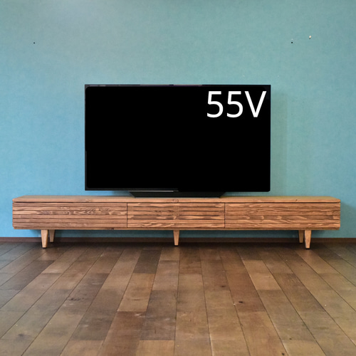 無垢】テレビボード格子 210㎝ ミディアムブラウン 木脚 無垢材 無垢】テレビボード格子 210㎝ ミディアムブラウン 木脚 無垢材