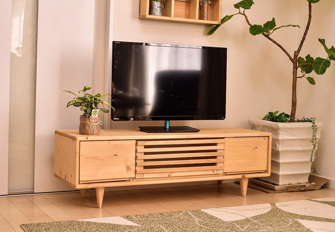 KTLB 】テレビボード【 210cm・ナチュラル】 – 河口家具製作所