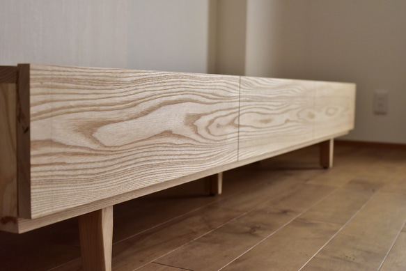 ホワイトアッシュテレビボード 180㎝ TVボード 180㎝ 横53㎝ また