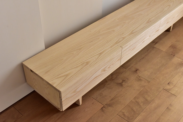 ホワイトアッシュテレビボード 180㎝ TVボード 180㎝ 横53㎝ また