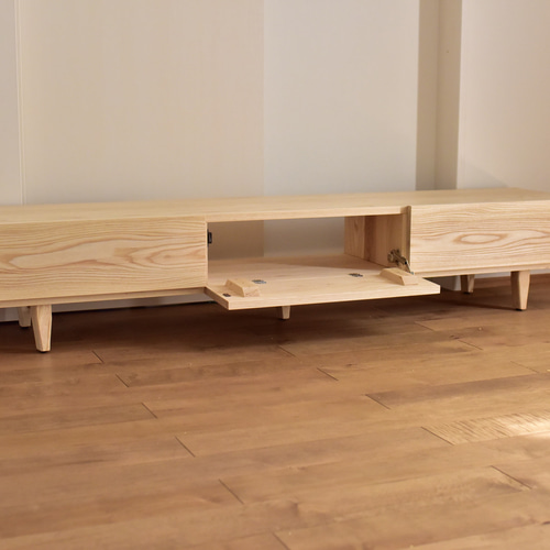 ホワイトアッシュテレビボード 180㎝ TVボード テレビ台・テレビボード