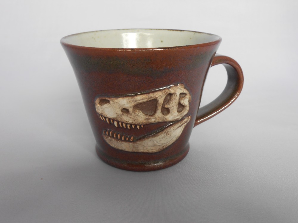 恐竜マグカップ　T-rex（モデル：AMNH5027）