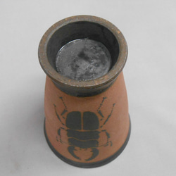 クワガタカップ　パラワンオオヒラタクワガタ　（茶） 5枚目の画像