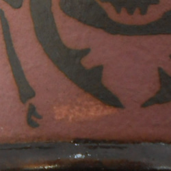 クワガタマグカップ　ノコギリクワガタ（正面、紫） 9枚目の画像