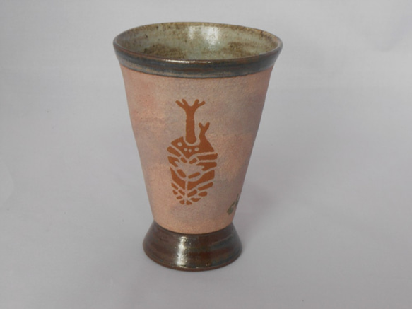 二ホンカブト＆ノコギリクワガタのサナギのフリーカップ　（紫） 1枚目の画像