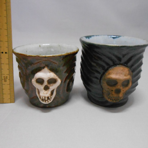 おまけ付き スカルぐい吞み（K) パラントロプス・ボイセイ