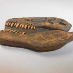 陶製恐竜マグネット・T-rex（モデル:AMNH-5027）茶色 3枚目の画像