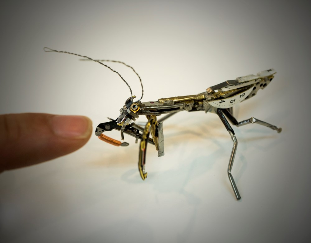 カマキリ彫刻石 鑑賞用、または印鑑用 カマキリ彫刻石 鑑賞用、または印鑑用