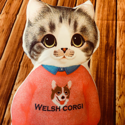 『猫好きによるねこ好きのため』のふわふわぬいぐるみ　クッション 3枚目の画像