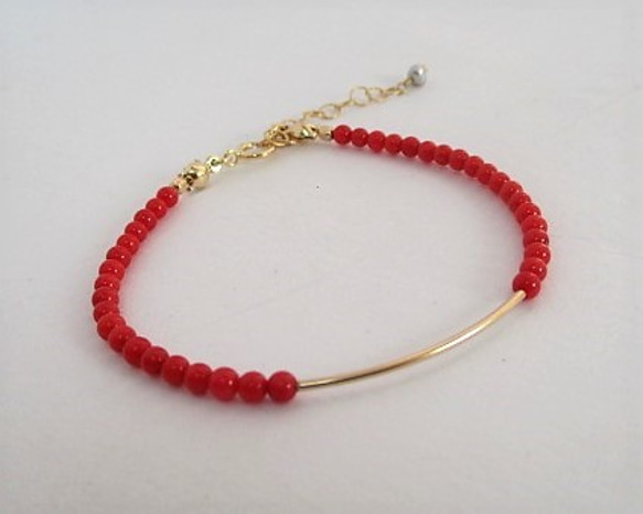 slender bracelet 14Kgf 第4張的照片