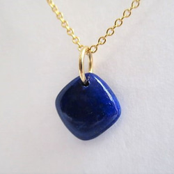 blue stone 14Kgf necklace 第3張的照片