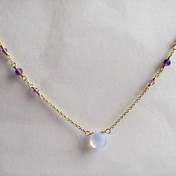 lavender 14Kgf/necklace 第2張的照片