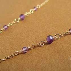 lavender 14Kgf/necklace 第4張的照片