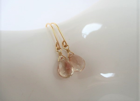 梅花 14Kgf pierced earrings 第1張的照片