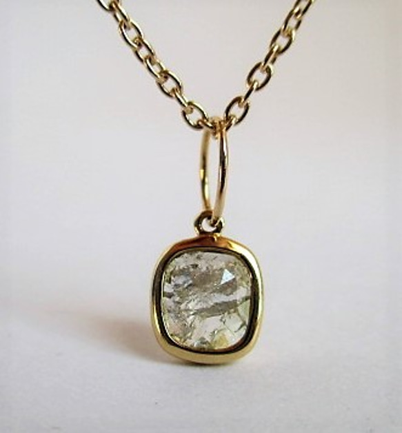 natural diamond K18&K10/necklace（VLY） 第3張的照片