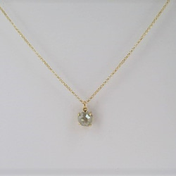 natural diamond K18&K10/necklace（gray） 第2張的照片